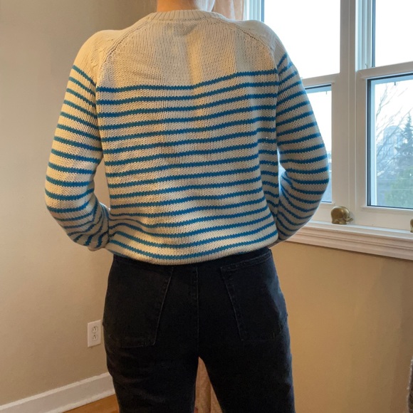 Zara Breton Stripe Sweater - Size S - Picture 2 of 5